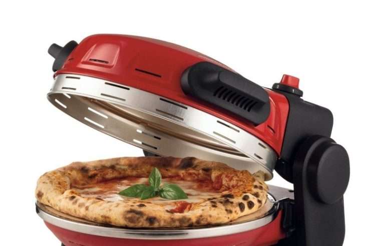Електрическа фурна за пица Ariete „Pizzeria Gourmet“ 0934/00, 1500W, 32 см, До 400C, 5 нива, Червен