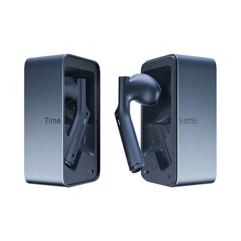 Слушалки преводачи Timekettle W4 полу-в-ухо сини 66,6×54,3×33,9mm
