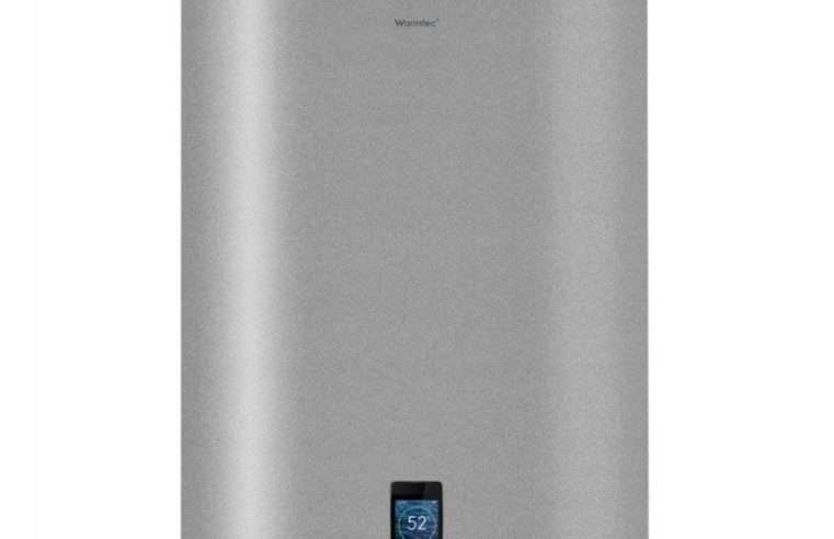 Бойлер електрически Warmtec BPC80-S 80л 2000W Wi-Fi сребрист 55,5x92x35см