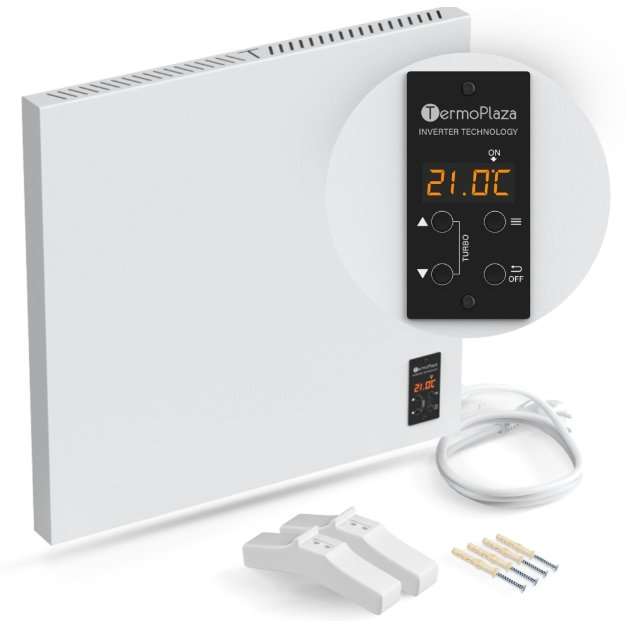 Отоплителен панел TermoPlaza 2в1, 270W, инфрачервен и конвекционен, подов монтаж, размери 51x49x4см, пълен комплект.