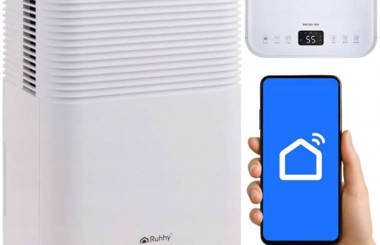 Обезвлажнител Ruhhy 12L/24h, WiFi, Таймер, бял