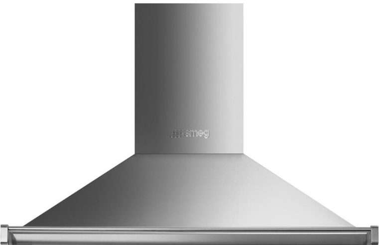 Абсорбатор Smeg KD90HXE, 90см, 781м3/ч, 3 скорости, инокс, LED осветление