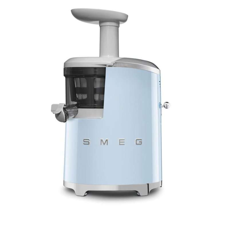 Сокоизстисквачка за плодове и зеленчуци Smeg SJF01PBEU, 150 W, Контейнер за сок 1 л, Пастелно синя