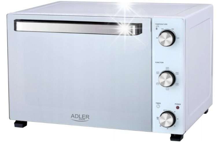 Електрическа фурна Adler AD 6027 48L с конвекция и шиш, черна 45,5x30x37см