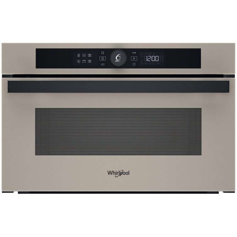 Фурна за вграждане Whirlpool WMD44ME, микровълнова, капацитет 31 л, технология 6-то чувство, готвене на пара, функция размразяване и грил, бежов цвят