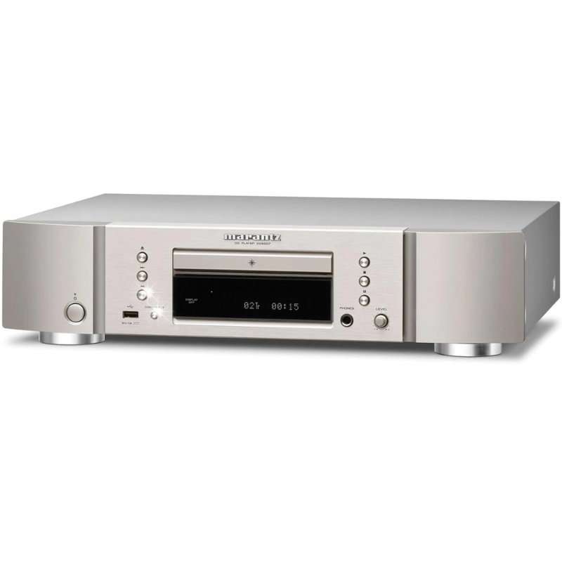 CD плейър Marantz CD6007, DAC AK4490, USB, сребрист, 440x340x105mm