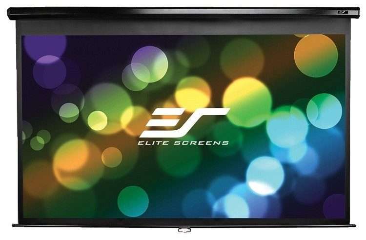 Ръчен прожекционен екран, стена/таван, 265.6 x 149.3 см EliteScreens M120UWH2, съотношение 16:9