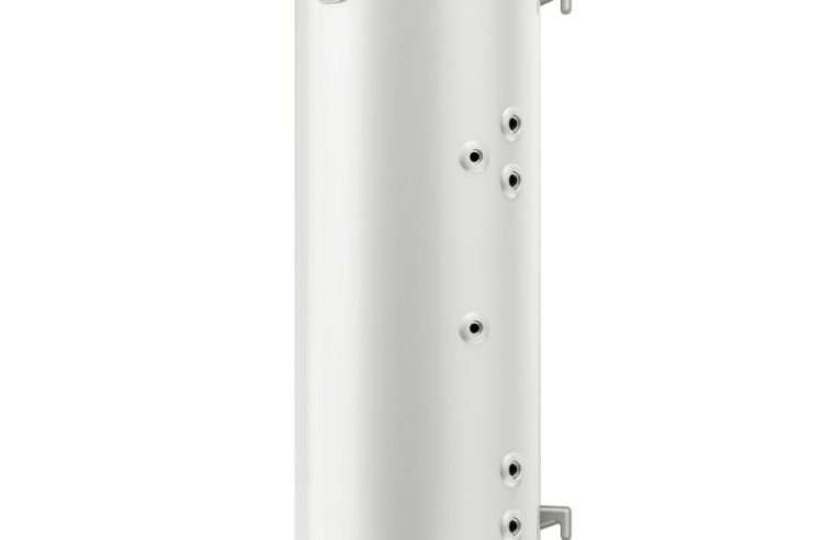 Вертикален бойлер ЕЛДОМ WVF15046FS21R с 2 серпентини, 150л. две десни паралелни серпентини, емайлиран водосъдържател, 3 kW