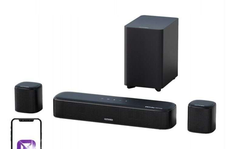 Саундбар Ultimea Aura A50 Pro 5.1 Dolby Atmos черен 400x100x65mm