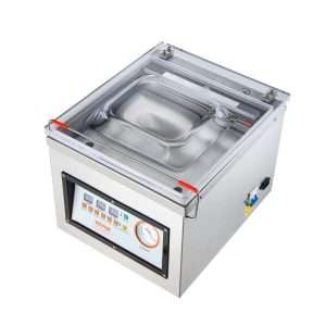 Уред за вакуумиране VEVOR, 320W, размери 455x410x405mm, капацитет на запечатване 320mm, за домашна и търговска употреба