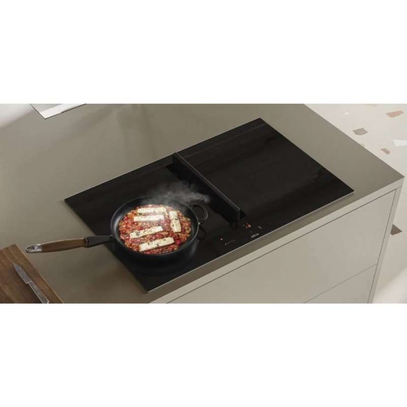 Аспириращ плот за вграждане Elica NikolaTesla Velvet BL/A/60, 7.2 kW, Мощност на абсорбация 620 m3/h, Autocapture, Comfort Silence, Bridge Zone, Stop&Go, Черен