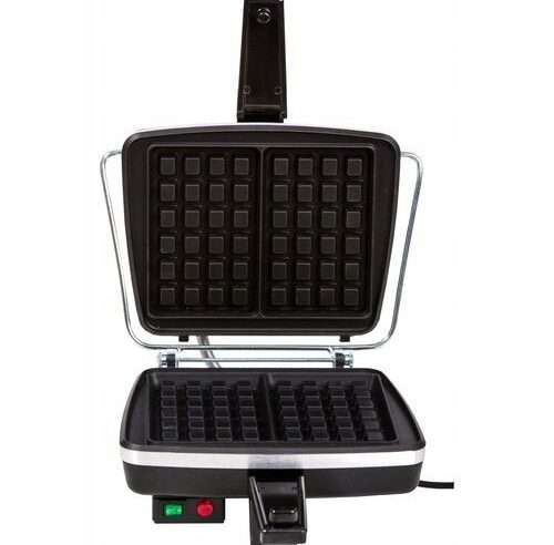 Професионален гофретник Dezal-Pro 301.7 черен 1300-1600W 25x30cm