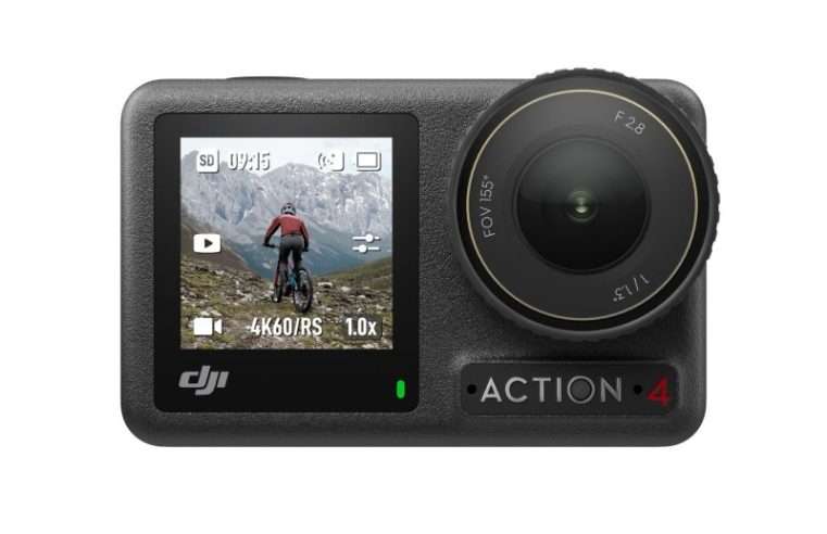 Спортна видеокамера DJI Osmo Action 3 стабилизация 4K120fps черна 71x48x37mm