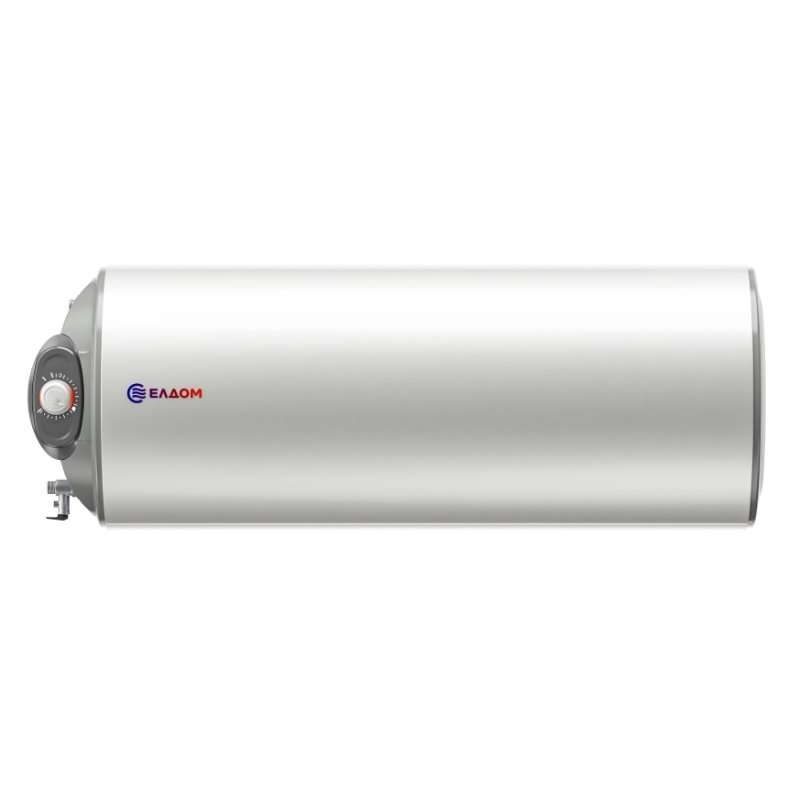Хоризонтален бойлер ЕЛДОМ WHF07039FL, 70л. 3 kW, емайлиран водосъдържател, изводи отляво