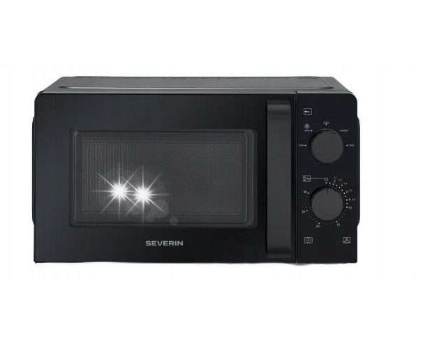 Микровълнова фурна Severin MW 7580, 19L, 700W, черна, 44.5x36x24cm