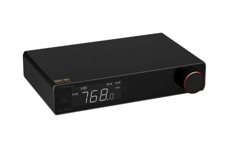 Цифрово-аналогов преобразувател Topping E70 Velvet, AK4499EX, Bluetooth 5.1, черен, 22x15x5см