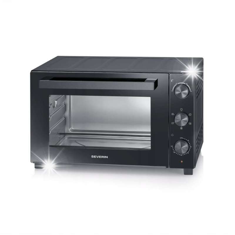 Електрическа фурна Severin TO2076 46L 1800W черна 57×40.5×36.5см