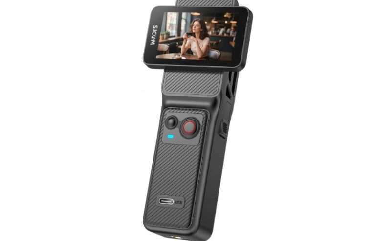 Спортна камера SJCam C400 4K Wi-Fi Bluetooth въртящ се екран 1.3×2.29″ черен 54g