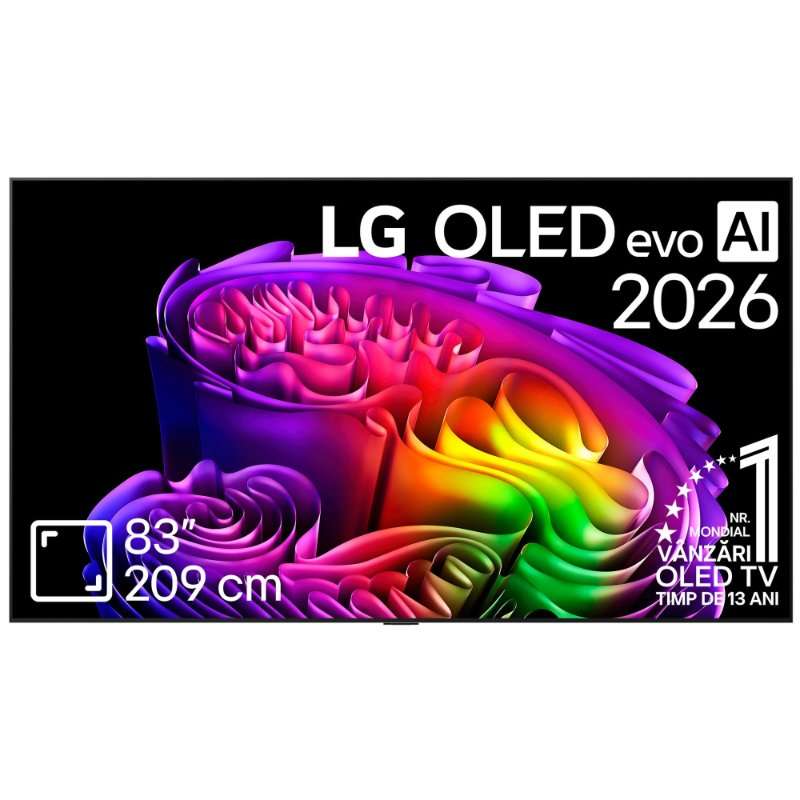 Телевизор LG OLED Evo 83G62LW, 83″ (209 см), Smart, 4k Ultra HD, 165 Hz, Клас D (Модел 2026)