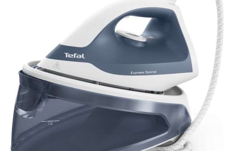 Парогенератор Tefal Express Optimal SV4110 компактен бял 1.2л 5bar 110г/мин