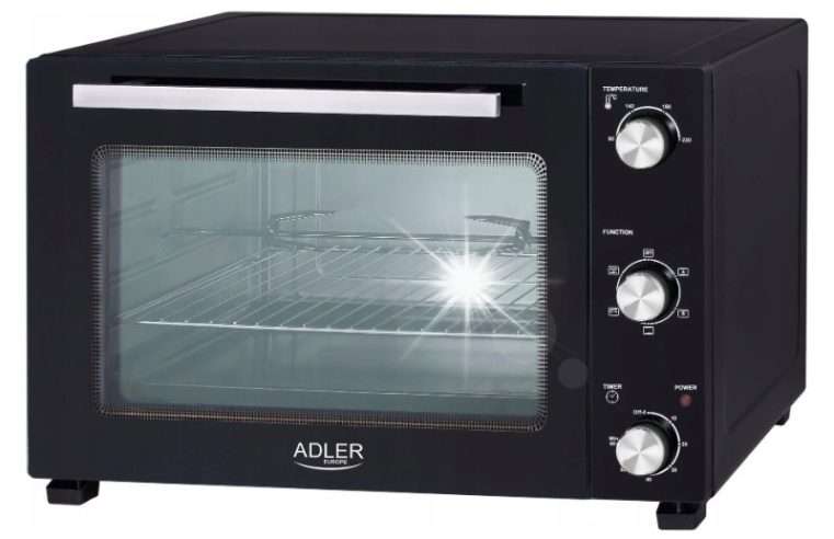 Електрическа фурна Adler AD 6028 60L черна с конвекция и шиш 60x48x39cm