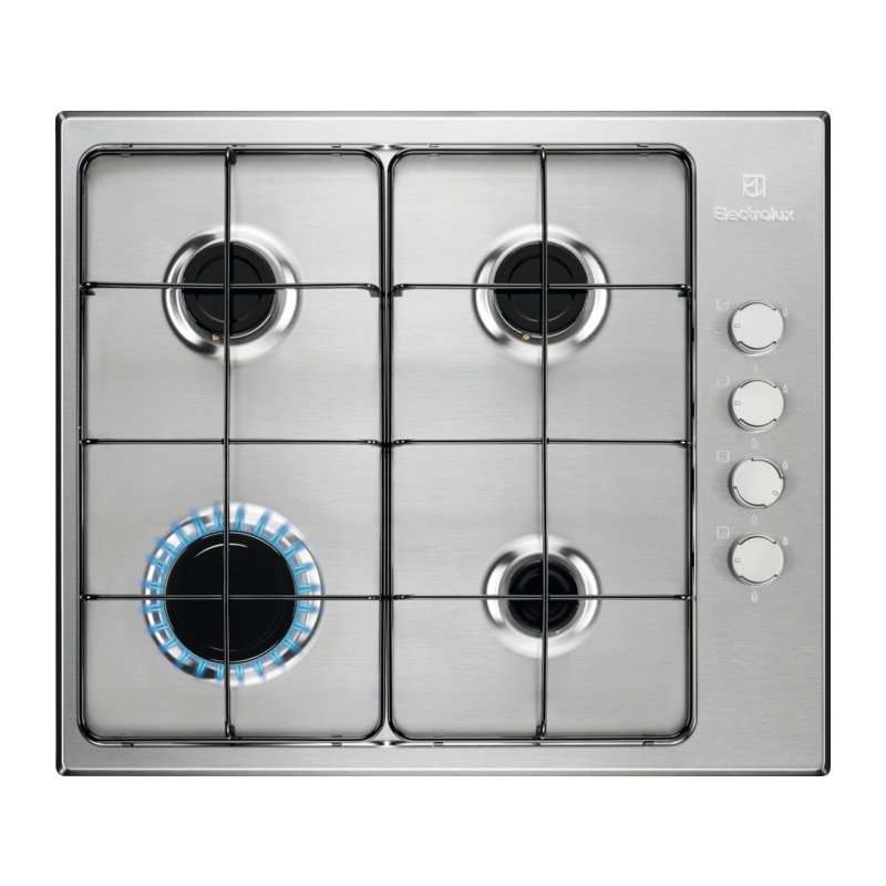 Electrolux KGS6404SX Газов котлон за вграждане, 60 см, 4 котлони, инокс