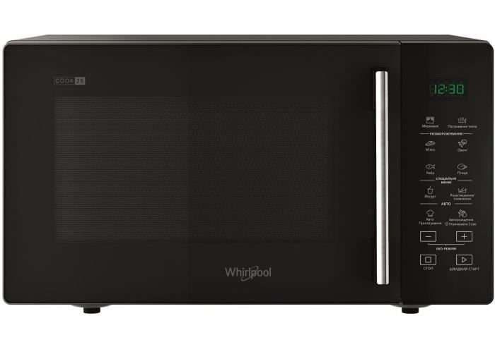 Микровълнова фурна Whirlpool MWP251B, 25 л, 28x48x41 см, черна
