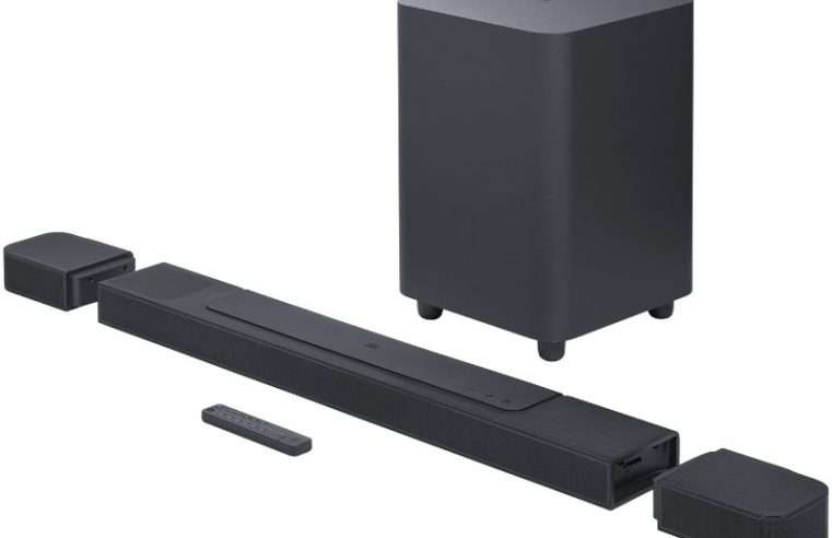 Soundbar JBL BAR 1000, 7.1.4, 880W, Dolby Atmos, Multibeam, DTS:X, Wi-Fi, Airplay, Черен