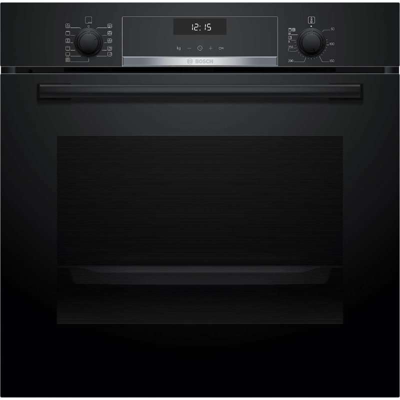 Електрическа фурна Bosch HBG557EB3 71л черна 3D термосъединение грил EcoClean Direct 59.4×59.5×54.8см