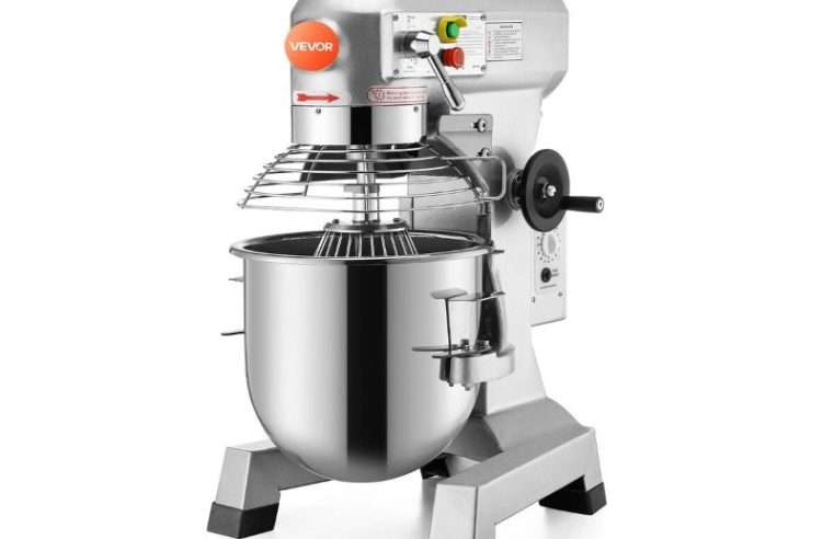 Електрически кухненски миксер VEVOR 30L, 1100W, 3 регулируеми скорости, 545x445x835mm, 8 US Gal