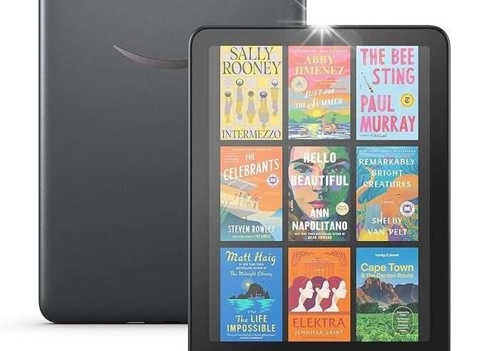 Електронен четец Amazon Kindle Colorsoft Signature Edition, 32 GB, 7″ екран, водоустойчив IPX8, безжично зареждане