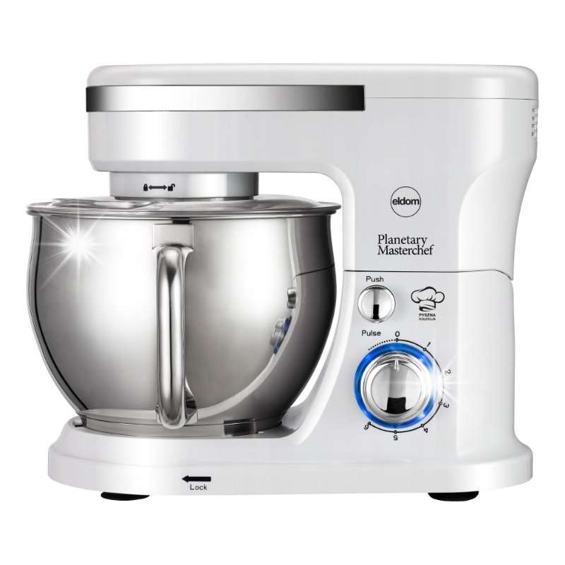 Планетарен робот Eldom WRK1300, 1300W, 5L, бял/сребрист