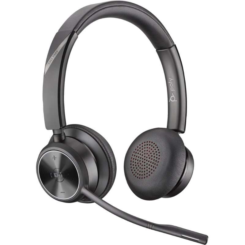 Безжични слушалки Poly Savi 7320-M, над ухото, 180 м, черни