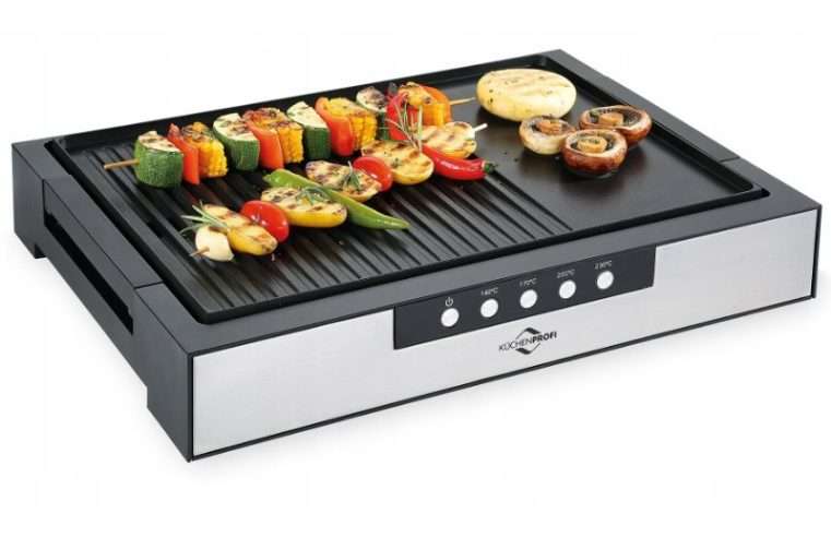Електрически грил Kuchenprofi Style 42,5×30 см инокс черен