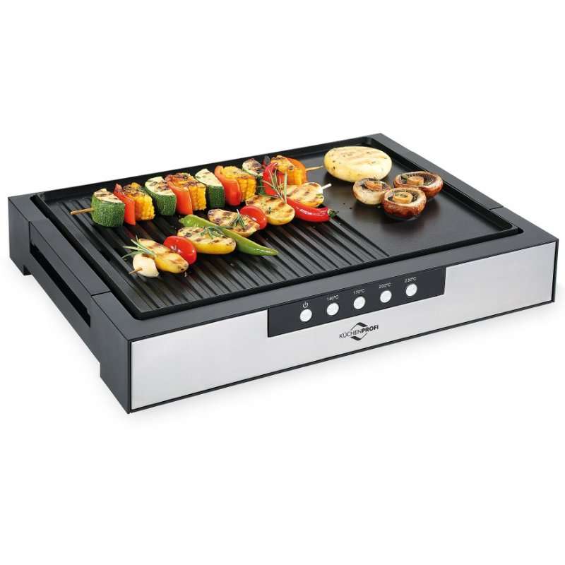 Електрически грил Kuchenprofi Style 42,5×30 см инокс черен