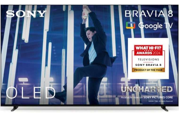 Телевизор Sony BRAVIA 8 OLED 77XR80, 77″ (195 см), Smart Google TV, 4K Ultra HD, 100 Hz, Клас E
