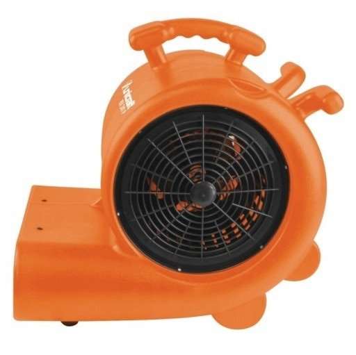 Радиален вентилатор Unicraft RV 241 P преносим компактен 465x425x465mm черен