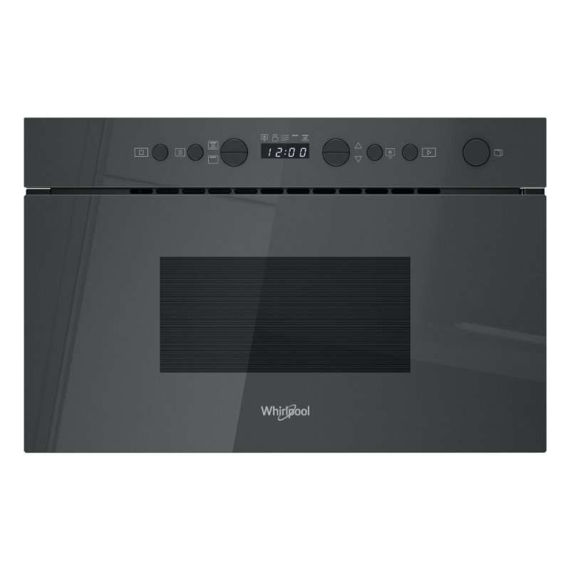 Микровълнова фурна Whirlpool WMN14BSG, 22 л, 750 W, сива, с функция грил