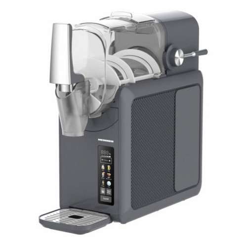 Уред за приготвяне на гранита 6 в 1 Heinner FreezeFun HSLM-DW26DGREY, 220 W, 2.6 л, Капацитет за съставки: 1.9 л, LED екран и тъч контрол, 6 функции: слъши, бира, вино, микс напитки, фрапе, почистване, Режим за безопасност на деца, Сив