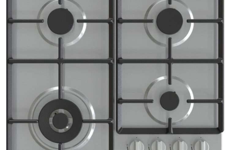 Gorenje GW641EX Газов котлон за вграждане, 60см, 4 зони за готвене, 8150W, механично управление, инокс