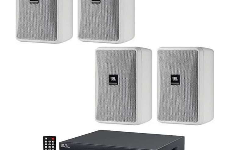 Аудио система с външни колони JBL Control 23-1 White, Тераса, градинско озвучаване