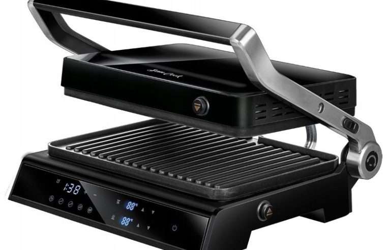 Електрически грил Sam Cook PSC-140B, 2200W, черен, 5 програми, 2 режима, 180° отваряне