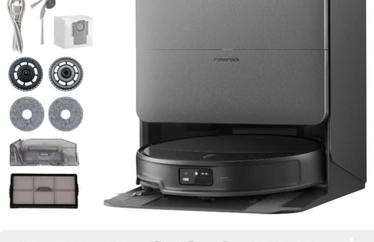 Робот прахосмукачка Roborock Saros 20 Complete, С миене, 36.000 Pa HyperForce, Автоматична станция RockDock, Измиване на моп при 100°C, AI StarSight 2.0, FlexiArm, Аксесоари: 6 мопа, 5 торбички за прах, 3 миещи се филтъра, Почистващ разтвор 200 мл