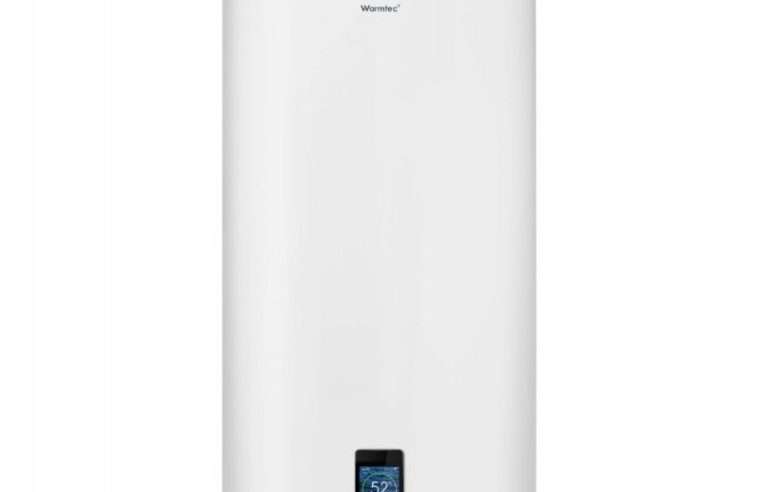 Електрически бойлер Warmtec BPC50-B, 50л, 2000W, Wi-Fi, бял, 43.5x97x26см