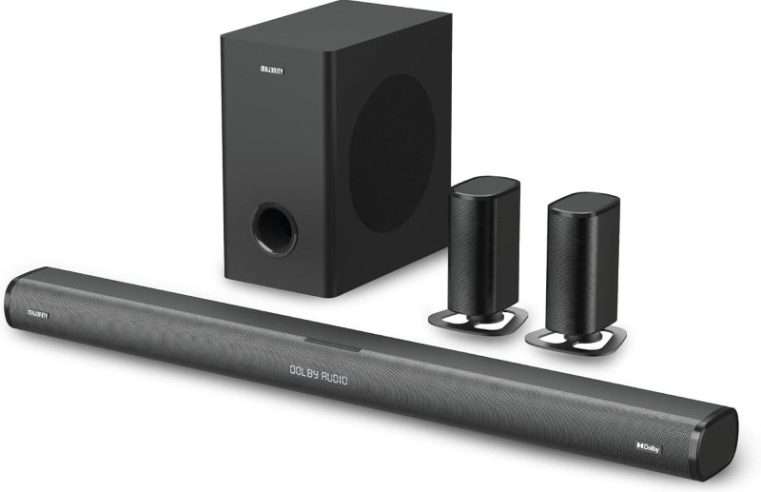 Soundbar Majority, Everest 5.1 Dolby Audio, Bluetooth, PC, AUX, домашно кино, Bluetooth, 300 W, черен
