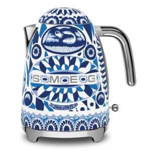 Електрическа кана Smeg KLF03DGBEU, Dolce & Gabbana, 50's Style, 2400 W, 1.7 л, Многоцветна