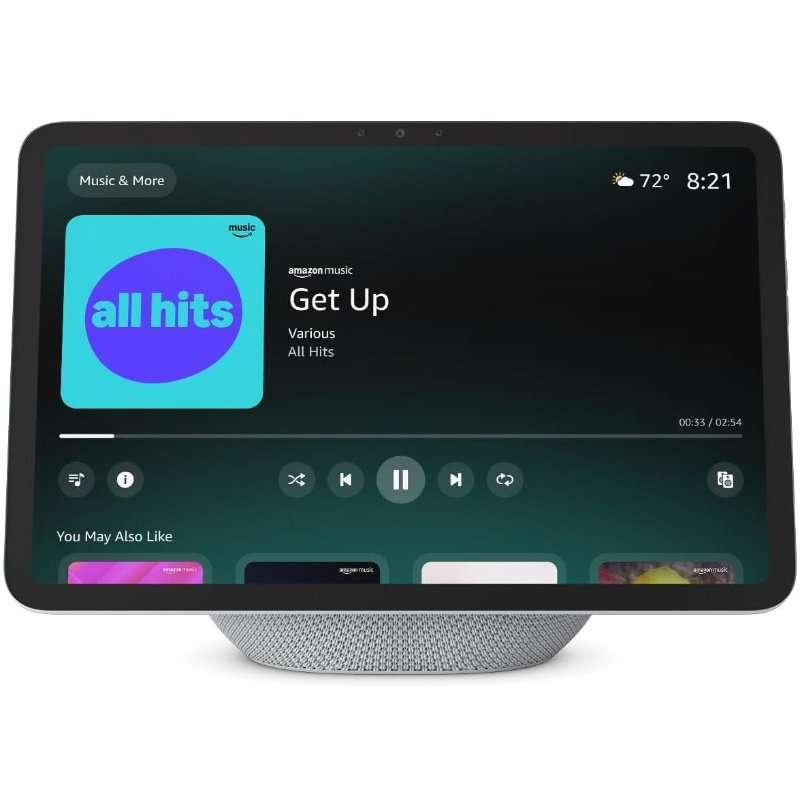 Смарт колонка Amazon Echo Show 11 2025, 11 инча Full HD, 13 MP, WI FI, Bluetooth, Сив