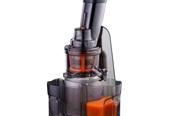 Бавнооборотна сокоизстисквачка Gotze & Jensen SJ901T, 240W, титан, 1L, 65rpm