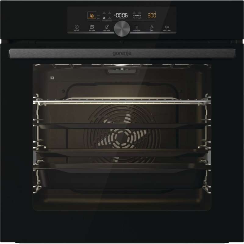 Фурна за вграждане GORENJE BPS6747A06BG, Електрическа, Каталитично самопочистваща се, 77 л, Клас A+, Черна