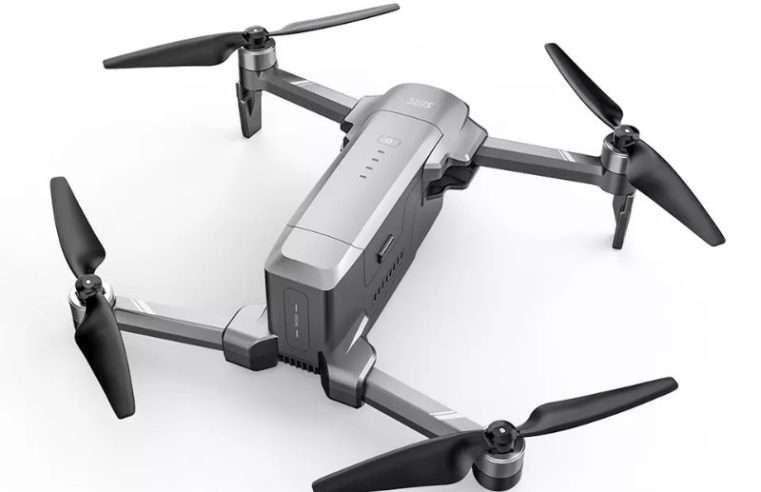 Дрон камера, F22S Pro, 4K, HD, 5G, 35min, 3500m, WiFi, Gimbal, 3 батерии, сив